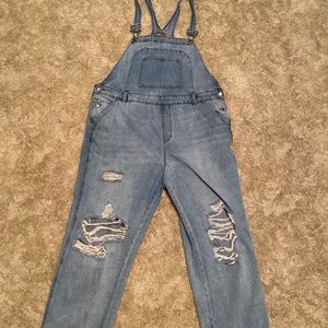 Denim overalls